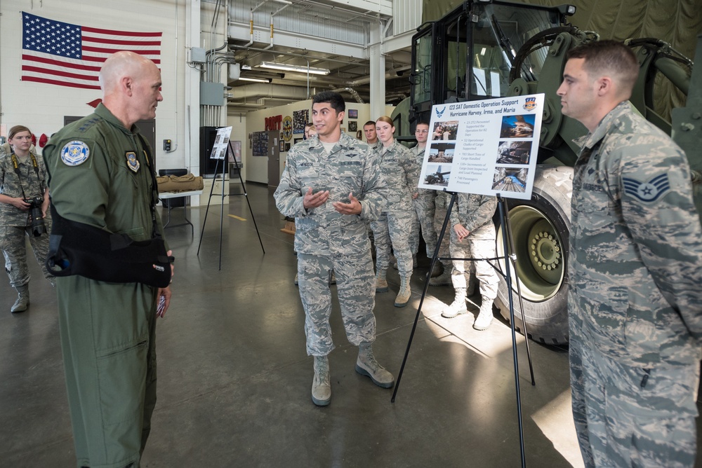 AMC commnader tours Kentucky Air Guard