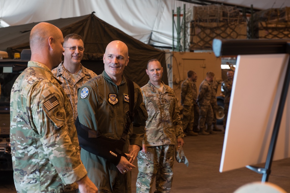AMC commnader tours Kentucky Air Guard