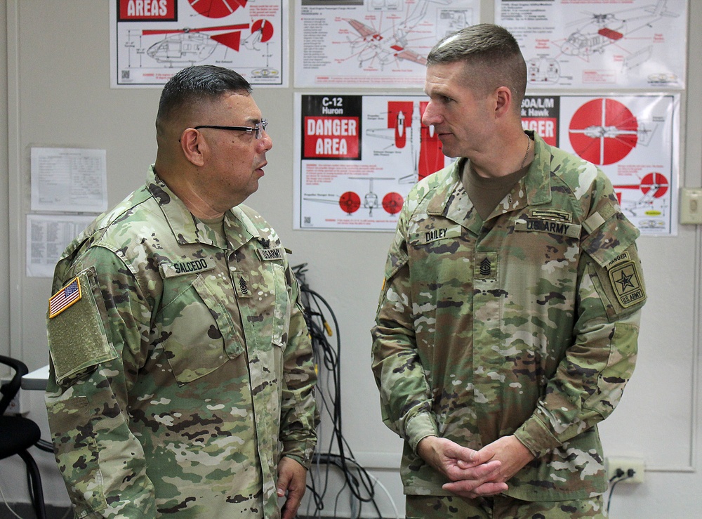 Sergeant Major of the Army visits the PRNG