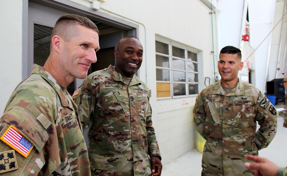 Sergeant Major of the Army visits the PRNG