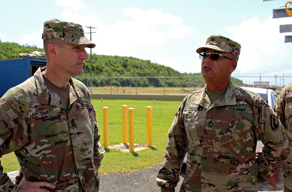 Sergeant Major of the Army visits the PRNG