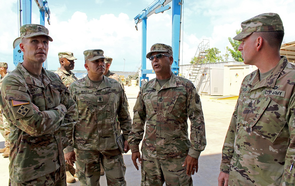 Sergeant Major of the Army visits the PRNG