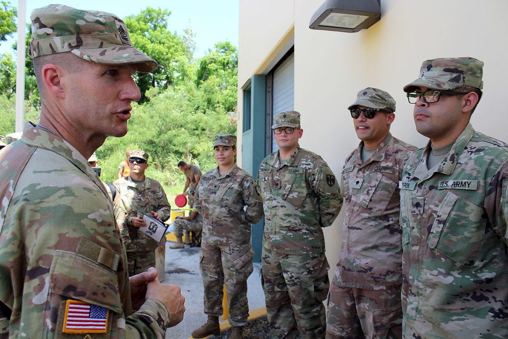 Sergeant Major of the Army visits the PRNG