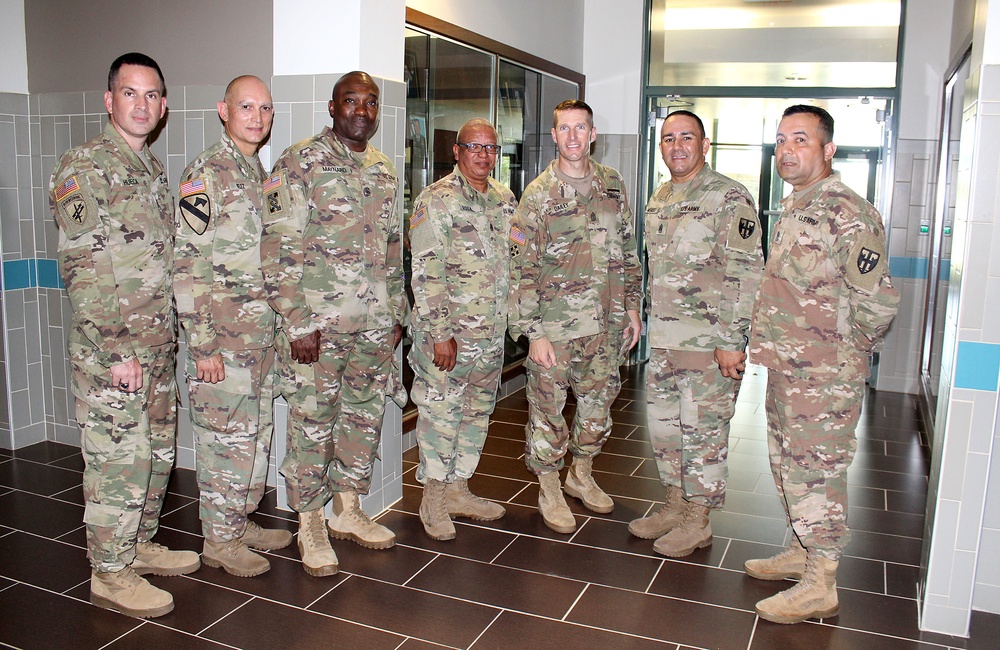 Sergeant Major of the Army visits the PRNG