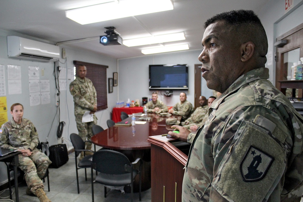 Sergeant Major of the Army visits the PRNG