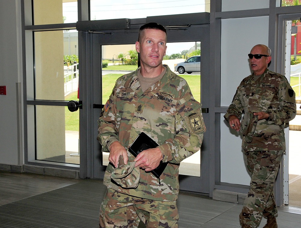 Sergeant Major of the Army visits the PRNG