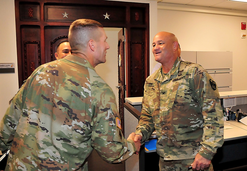 Sergeant Major of the Army visits the PRNG