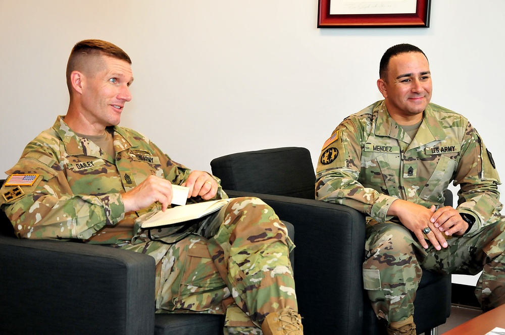 Sergeant Major of the Army visits the PRNG