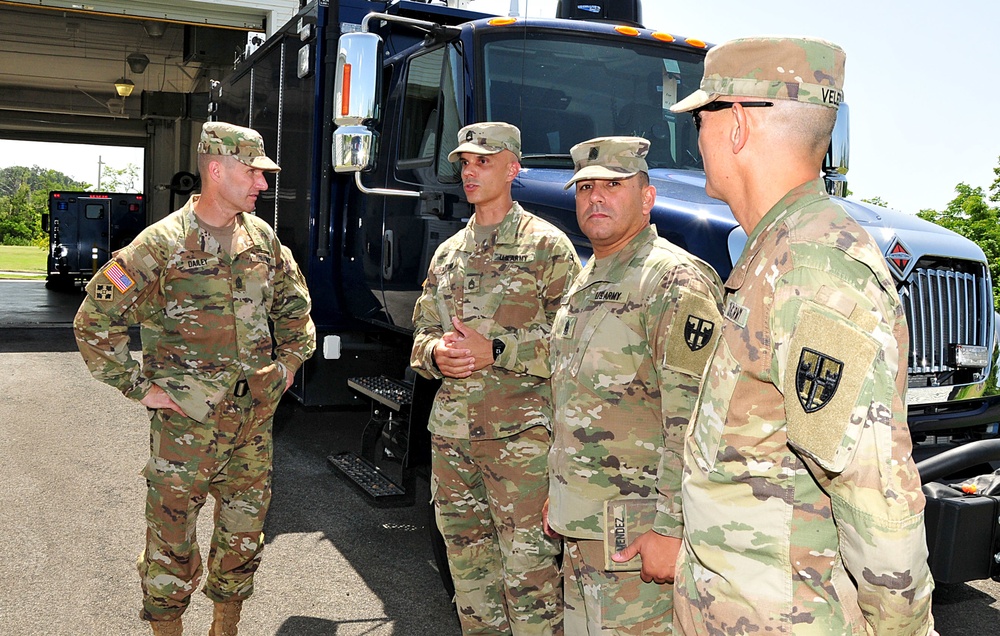 Sergeant Major of the Army visits the PRNG