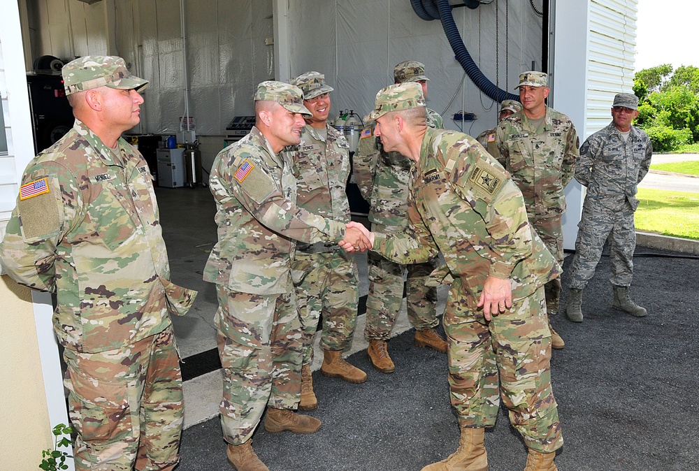 Sergeant Major of the Army visits the PRNG