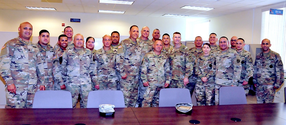 Sergeant Major of the Army visits the PRNG