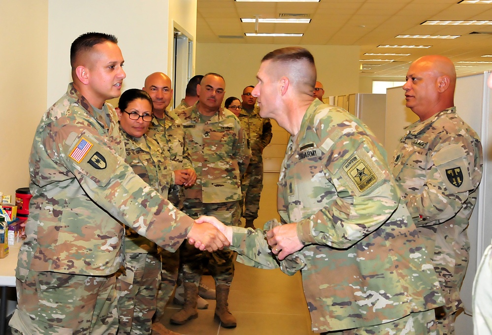 Sergeant Major of the Army visits the PRNG