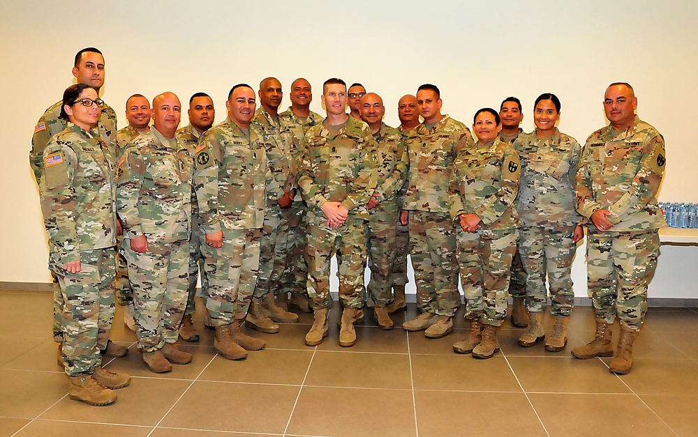 Sergeant Major of the Army visits the PRNG