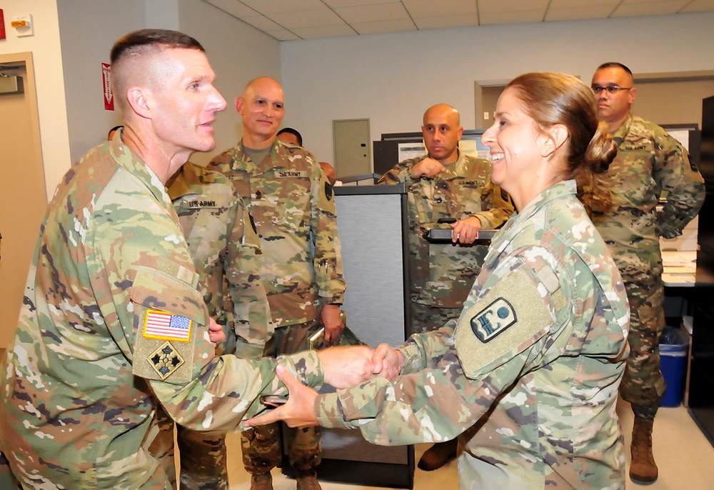 Sergeant Major of the Army visits the PRNG