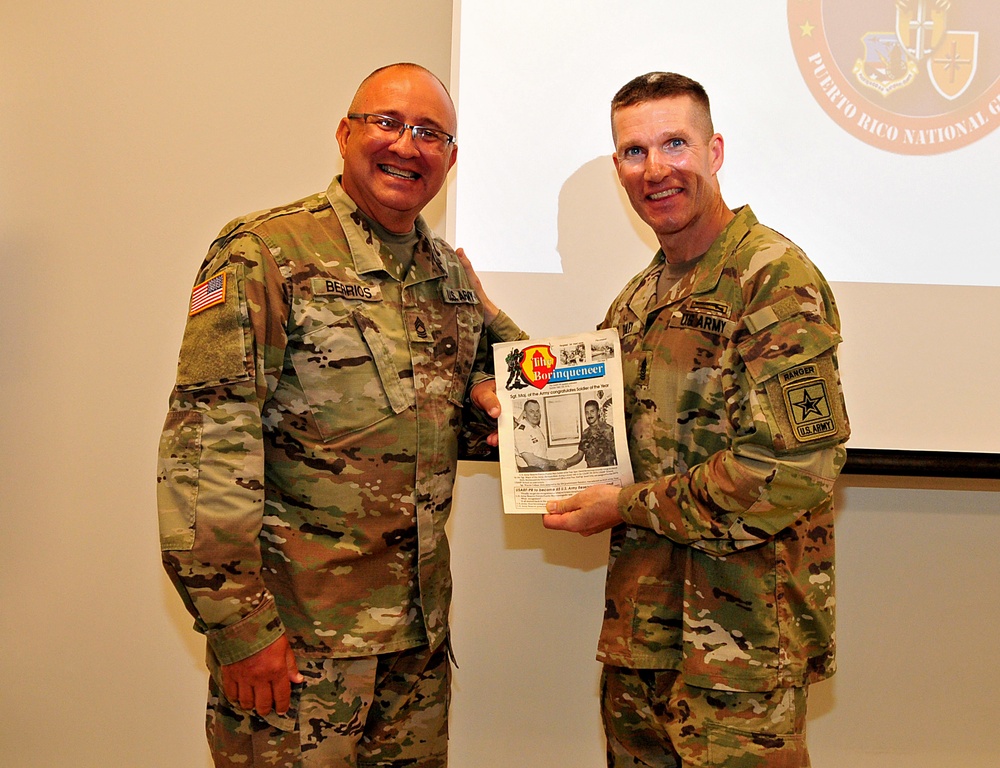 Sergeant Major of the Army visits the PRNG