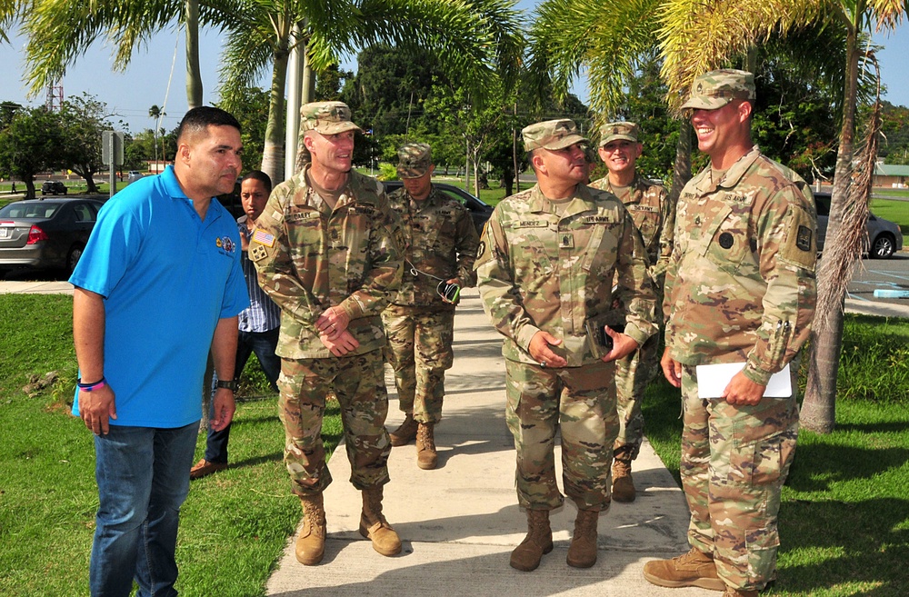 Sergeant Major of the Army visits the PRNG