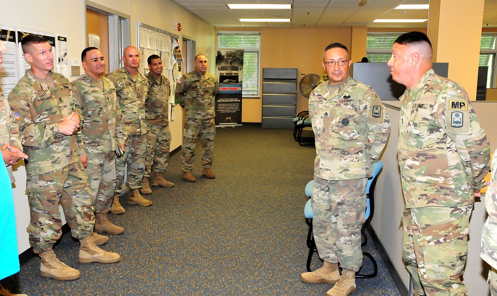 Sergeant Major of the Army visits the PRNG