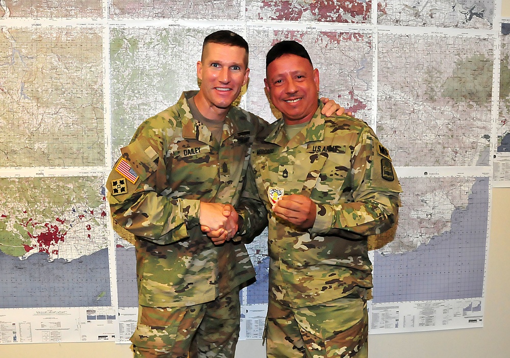 Sergeant Major of the Army visits the PRNG