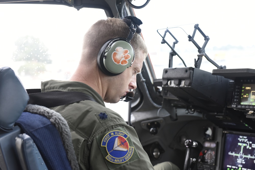 First NCANG C-17 Mission to Pope Army Airfield