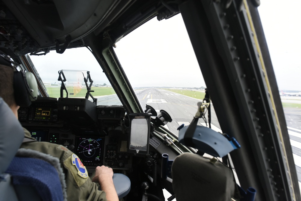 First NCANG C-17 Mission to Pope Army Airfield