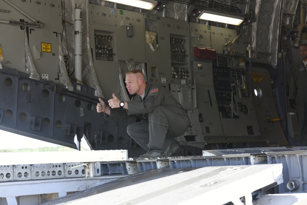 First NCANG C-17 Mission to Pope Army Airfield