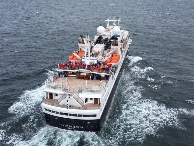 Cruise ship Silver Explorer crew assists Air Station Kodiak with medevac in Chukchi Sea, Alaska