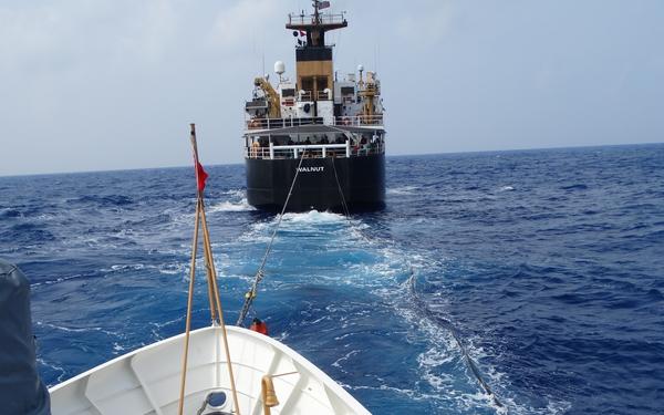 USCGC Oliver Berry, USCGC Walnut conduct refueling at sea