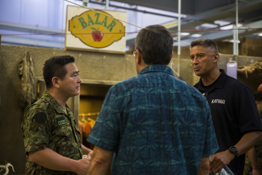 Japanese Military Attaché visits the Infantry Immersion Trainer facility