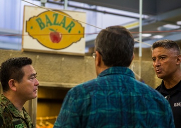 Japanese Military Attaché visits the Infantry Immersion Trainer facility