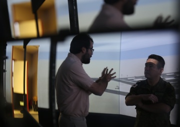 Japanese Military Attaché visits the Infantry Immersion Trainer facility