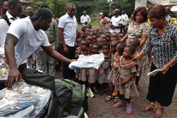 Duku Donates to home-school in Ghana