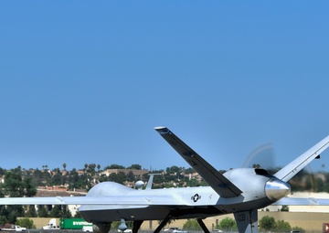 California Fires: Maintainers lift MQ-9s for wildfire missions