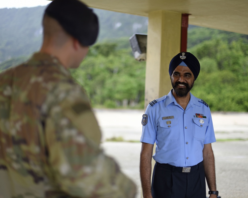 India Air Force Subject Matter Experts share ideas with Airmen on Guam