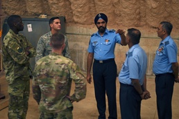 Indian Air Force Subject Matter Experts share training ideas with Airmen on Guam