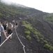 Company F Marines hike Mount Fuji