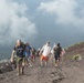 Company F Marines hike Mount Fuji