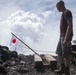 Company F Marines hike Mount Fuji