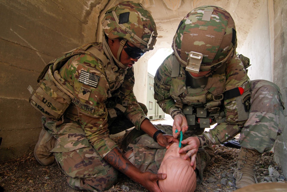 101st Resolute Support Sustainment Brigade “Lifeliners” Train to Sustain Life