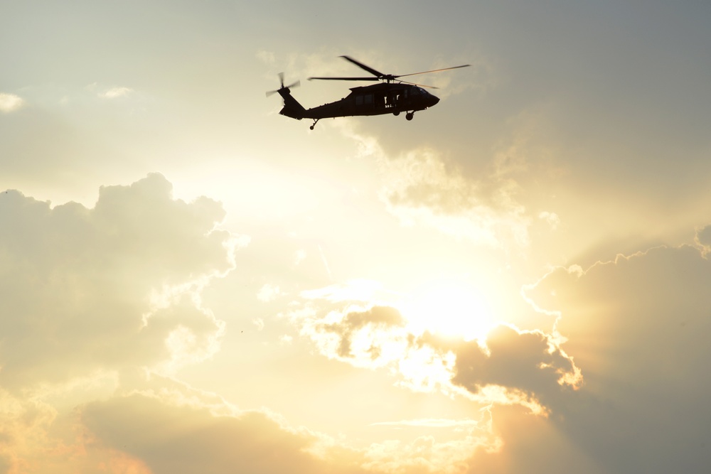 Black Hawk at static display