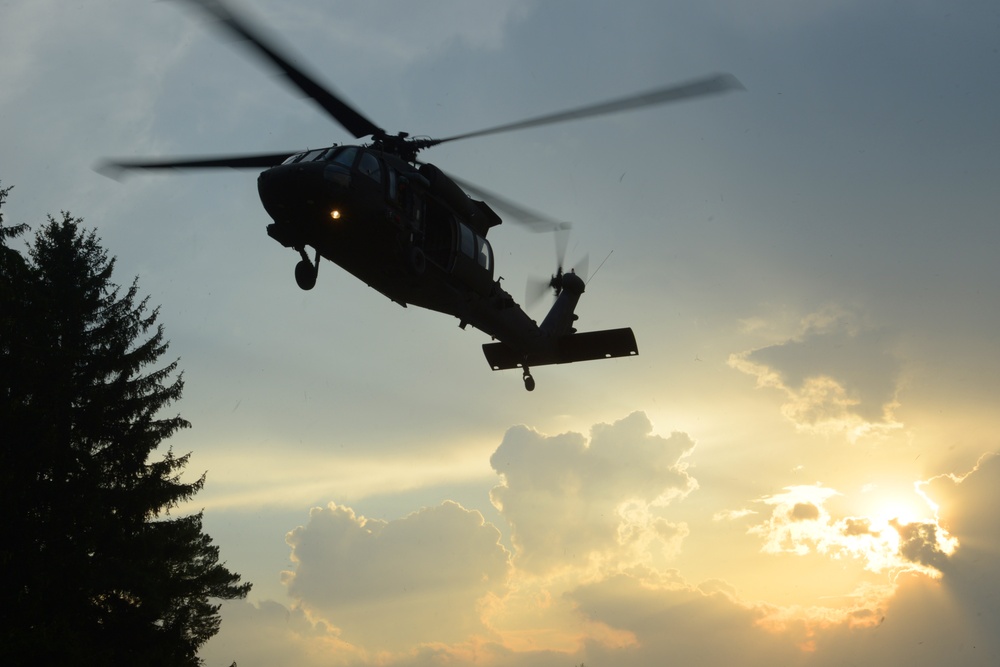 Black Hawk at static display