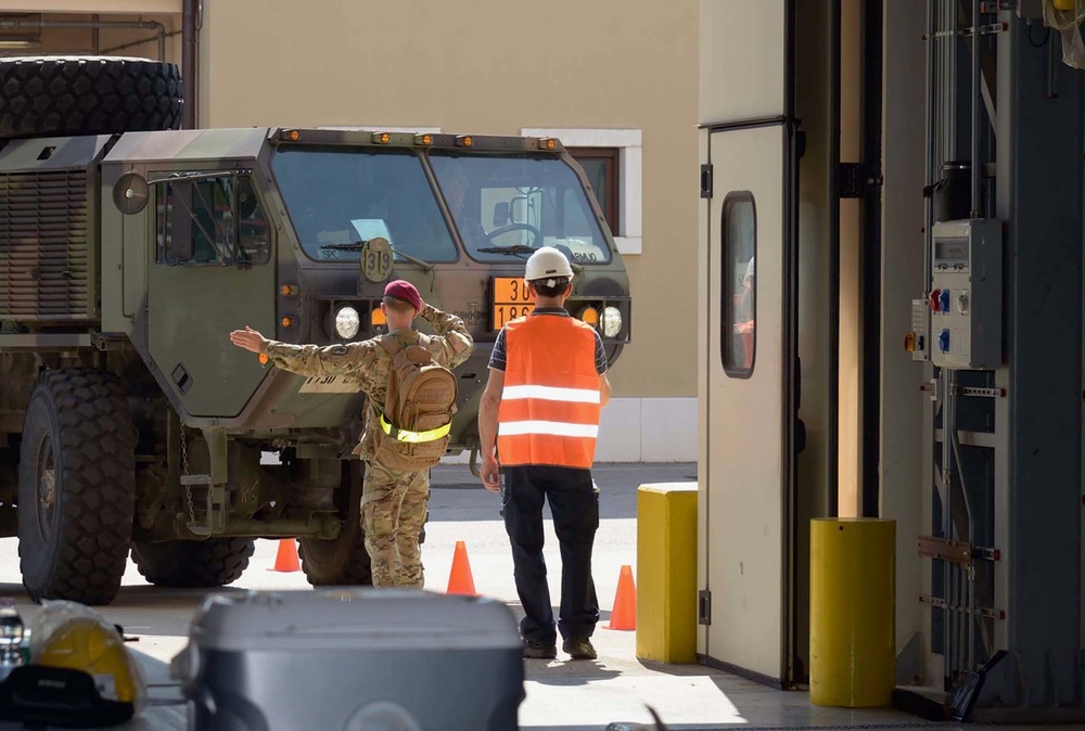 ISA EXERCIZE at Del Din military Base , Vicenza  24 July 2018