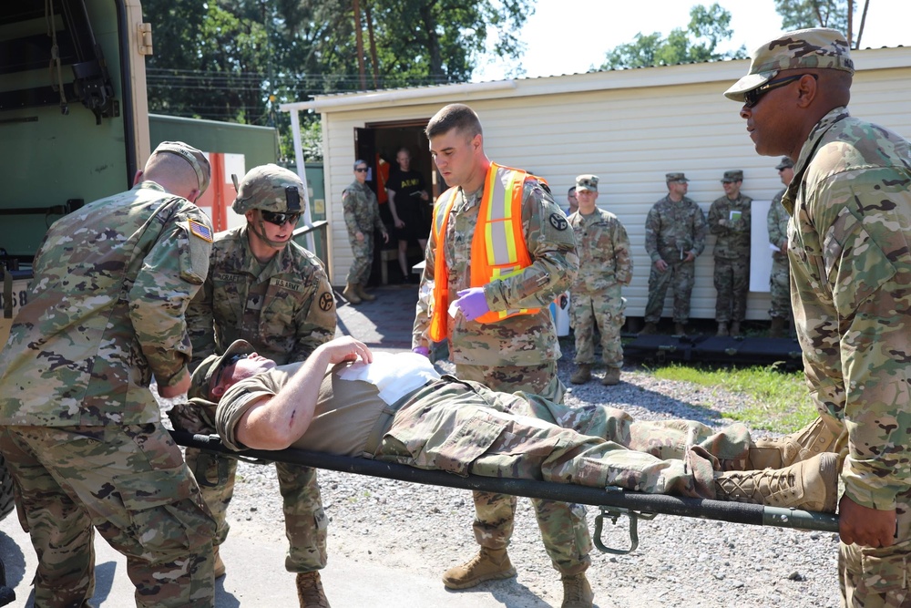 278th ACR conducts mass casualty exercise.