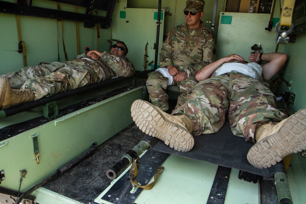 278th ACR conducts a mass casualty exercise