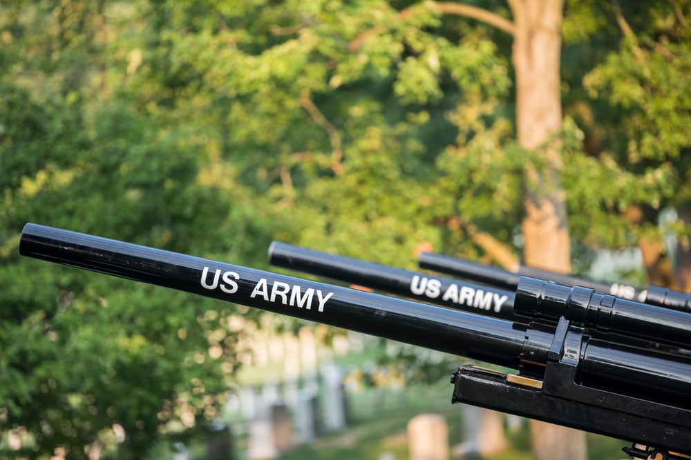 Presidential Salute Battery Practice