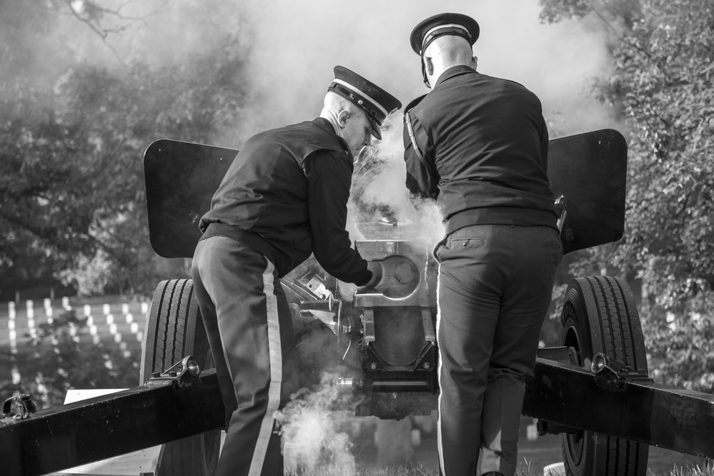 Presidential Salute Battery Practice