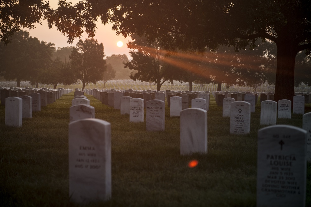 Sunrise at Arlington National Cemetery