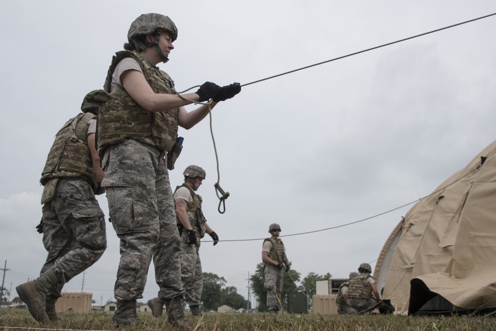 200th RED HORSE conducts FTX at Camp Perry