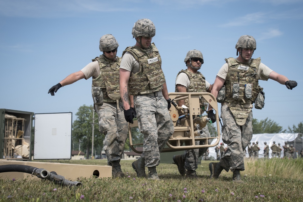 200th RED HORSE conducts FTX at Camp Perry