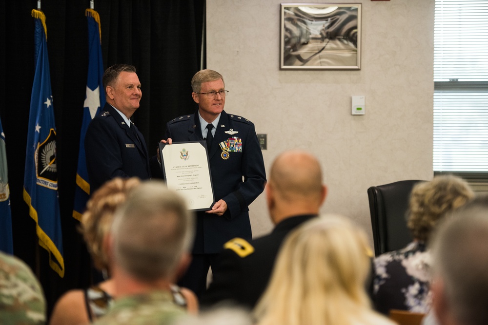 AFSOC and Oklahoma Guard say farewell to longtime general and mentor