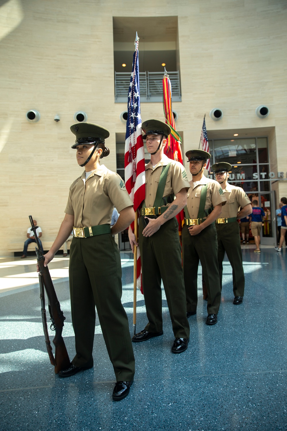 Master Gunnery Sgt. Cody Abel's retirement ceremony